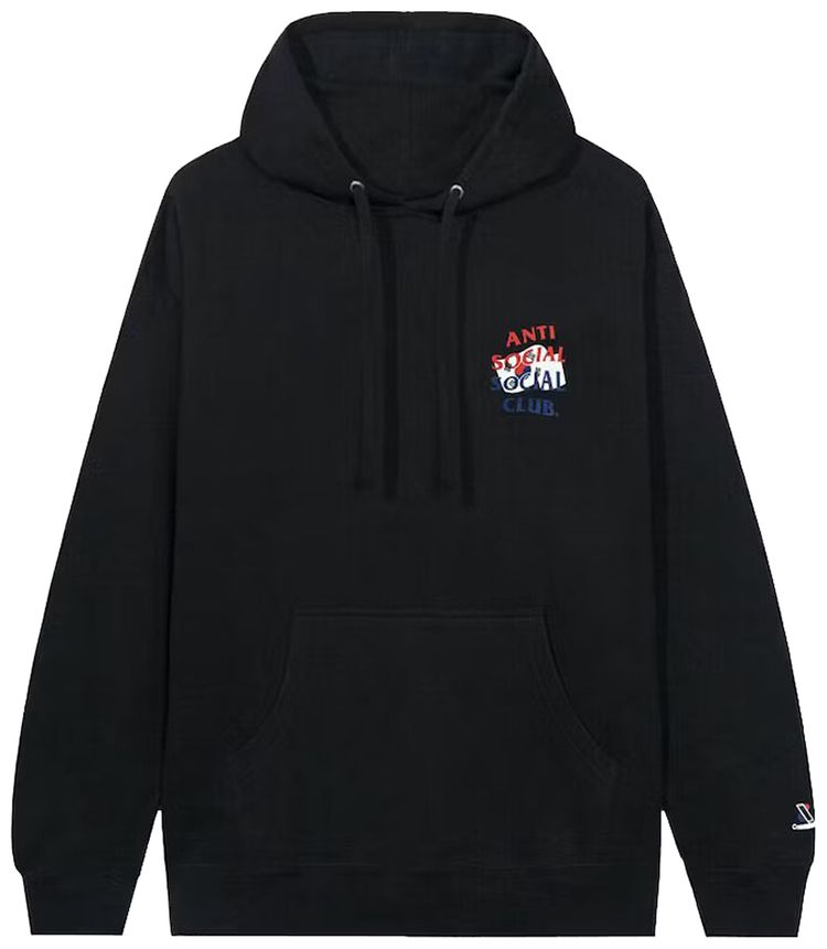 Anti Social Social Club x Case Study Flag Hoodie Black