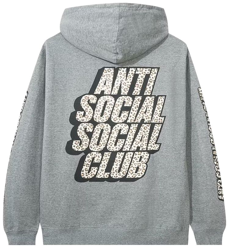 Anti Social Social Club Kitten Hoodie Grey