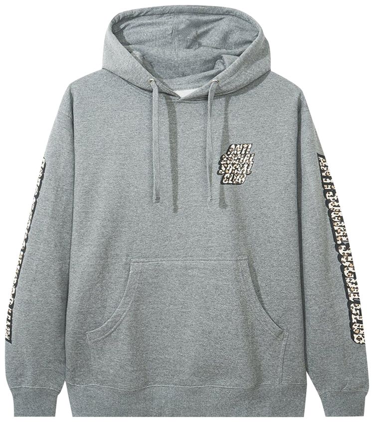 Anti Social Social Club Kitten Hoodie Grey
