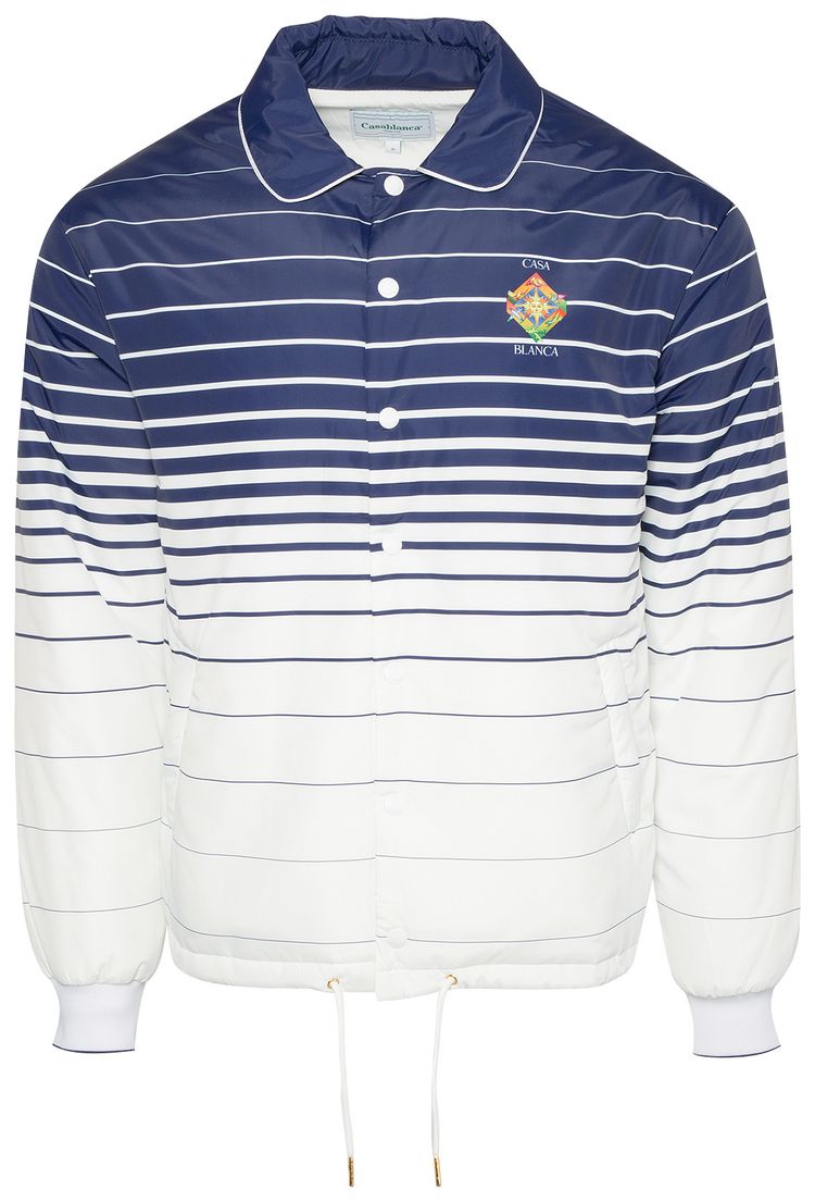 Casablanca Les Elements Coach Jacket NavyWhite