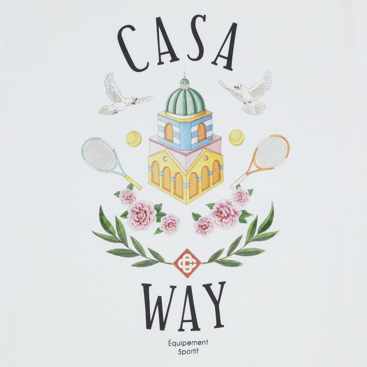 Casablanca Casa Way Printed T Shirt White