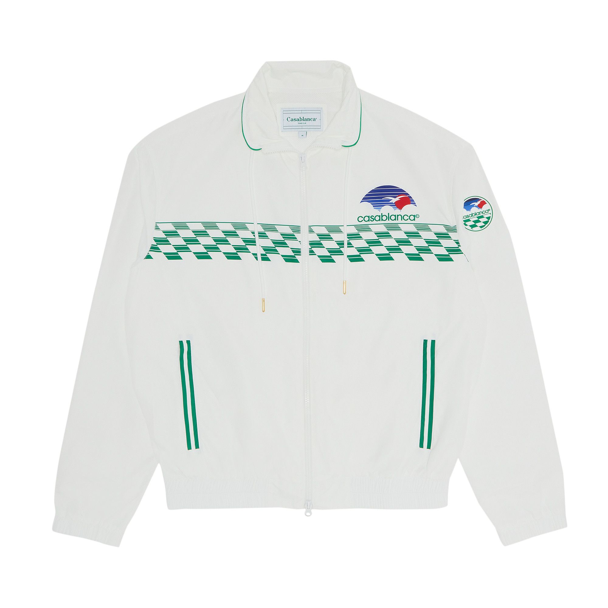 Buy Casablanca Tennis Horizon Shell Suit Track Jacket 'White