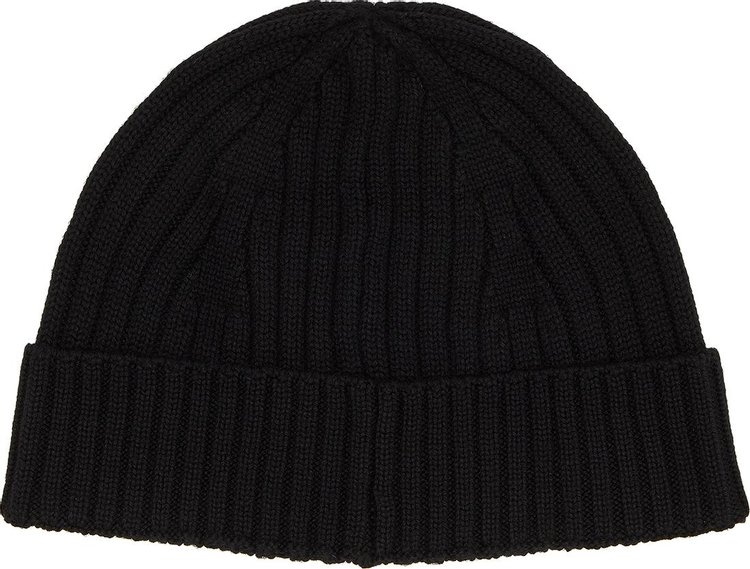 Marine Serre Mulesing Free Rib Beanie Black