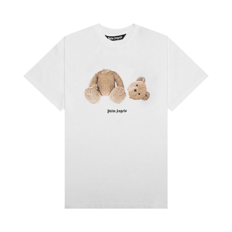 Palm Angels Bear Classic Tee WhiteBrown