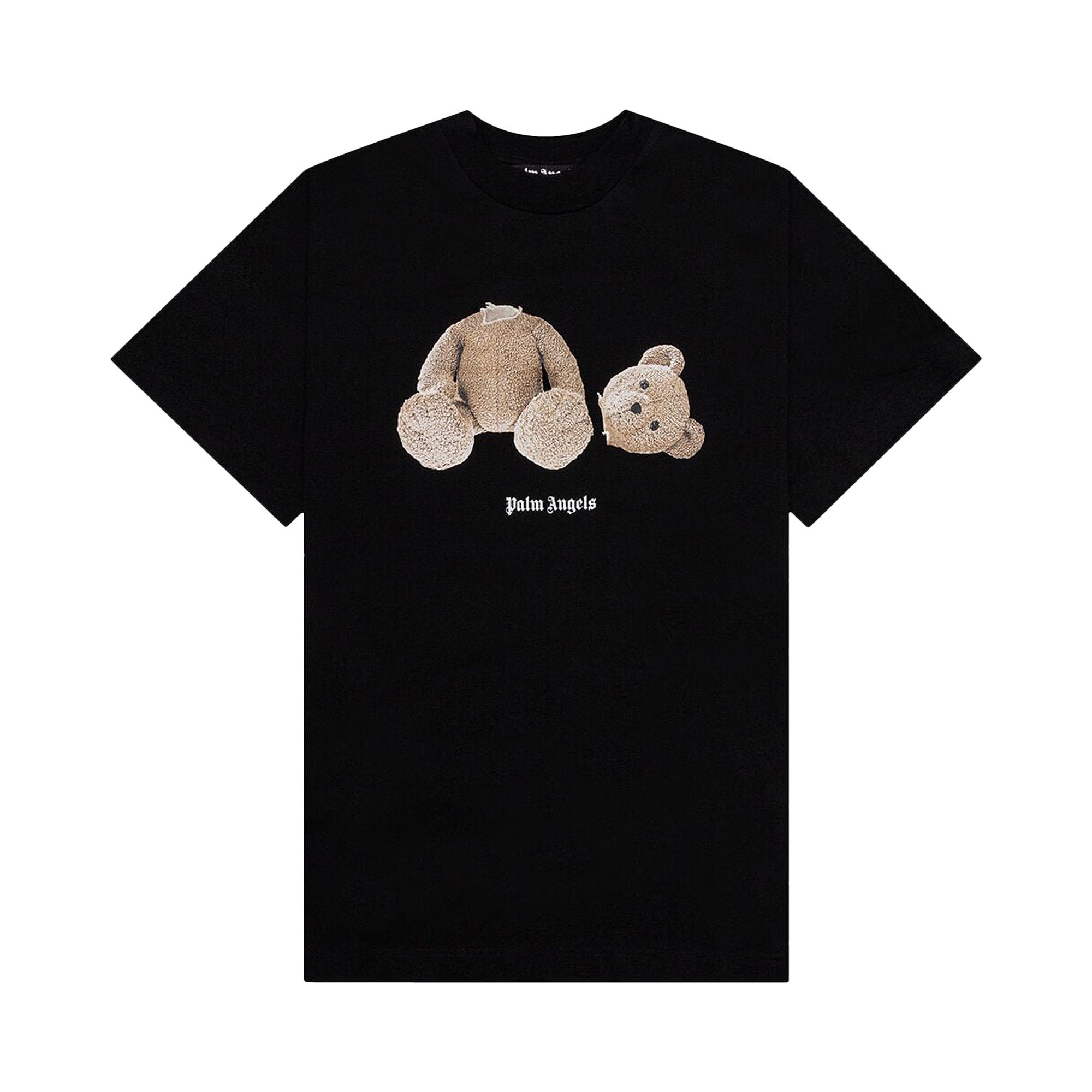 Buy Palm Angels Bear Classic Tee 'Black/Brown