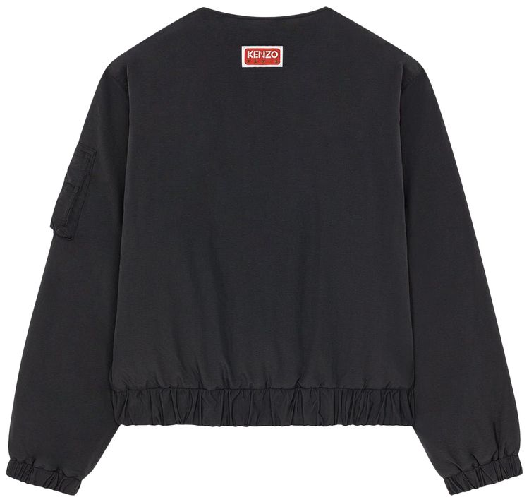 Kenzo Hana Leo Reversible Pad Bomber Black
