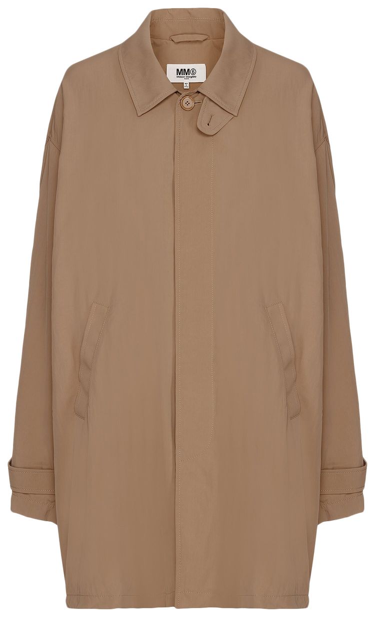 MM6 Maison Margiela Single Breasted Trench Coat 'Beige'