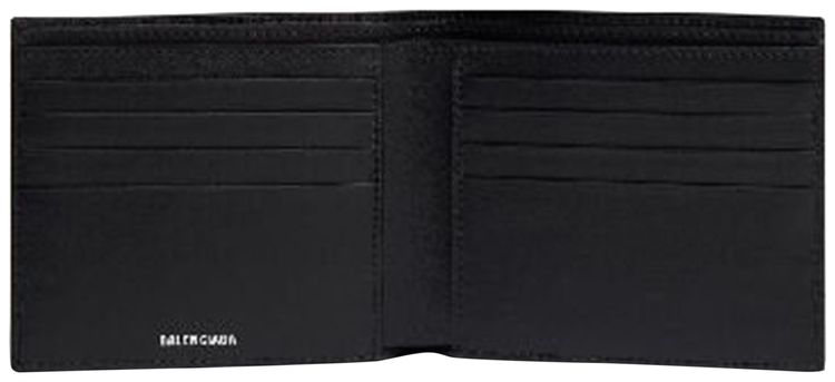 Balenciaga Square Folded Wallet Black