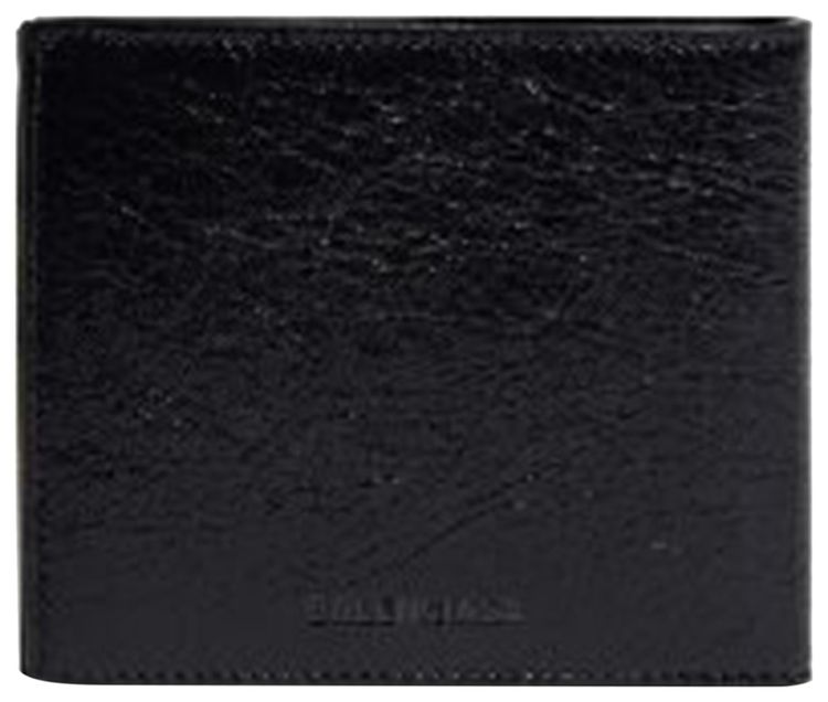 Balenciaga Square Folded Wallet Black