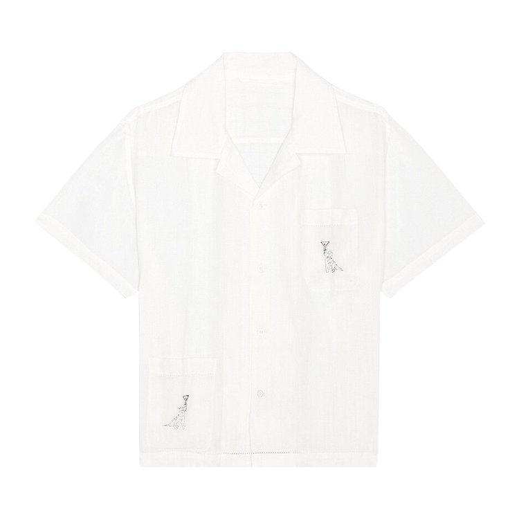 Bode Party Trick Short-Sleeve Shirt 'White/Multicolor'