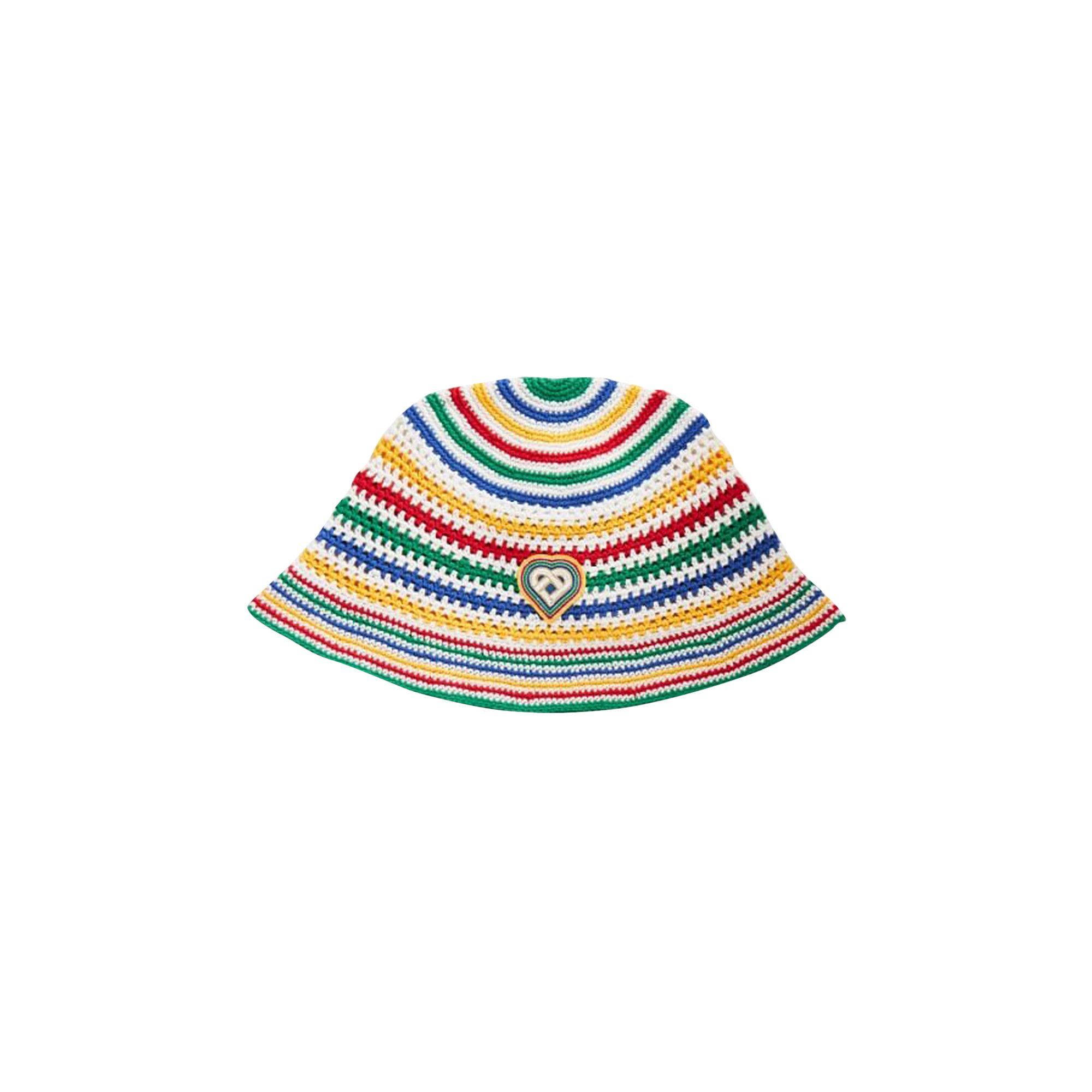 Buy Casablanca Scuba Square Crochet Hat 'Multicolor' - AF23 HAT