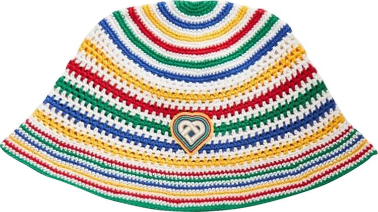 Casablanca Scuba Square Crochet Hat Multicolor