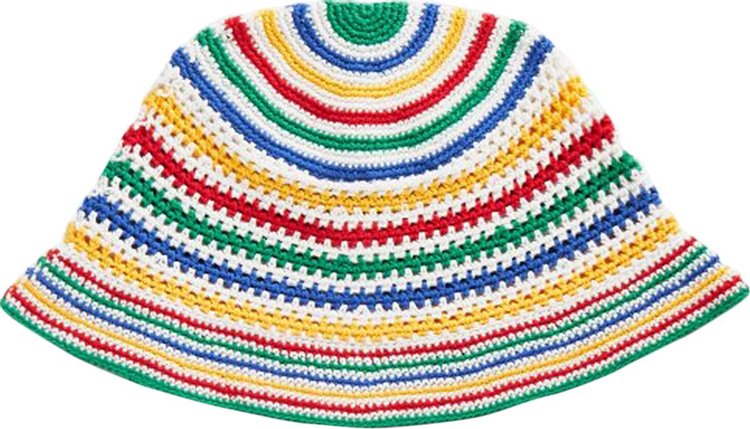 Casablanca Scuba Square Crochet Hat Multicolor