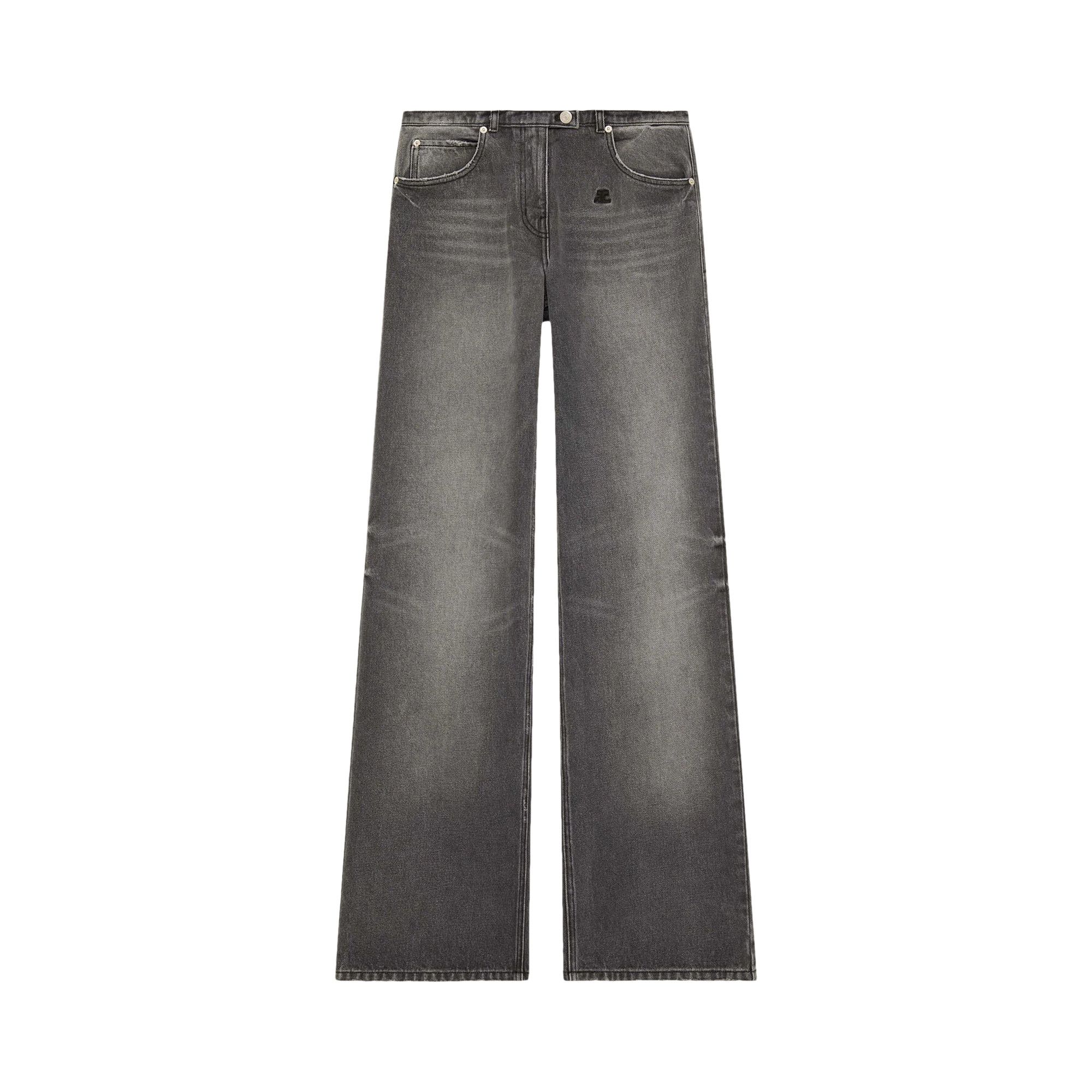 独特な店 Courrèges Buy Relaxed 'Stone Pants Straight Denim Black パンツ