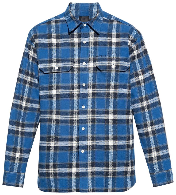 Givenchy Lumberjack Shirt Blue