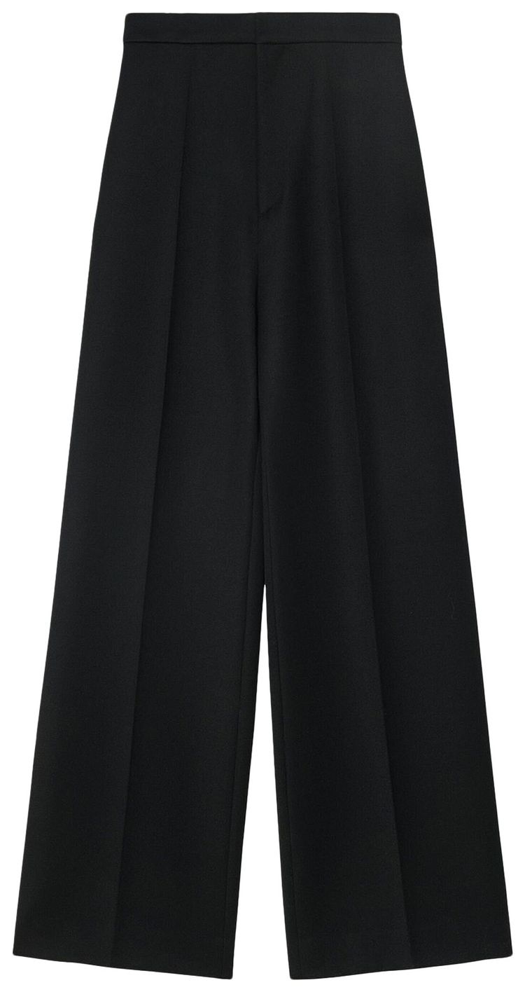 LOEWE MID-LENGTH BLACK WHITE MIX PANTS WITH LOGO