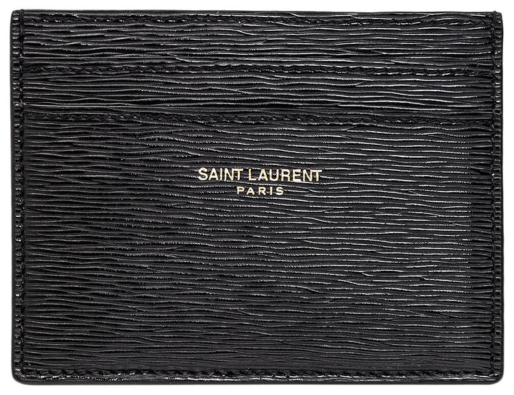 Saint Laurent Credit Card Case Black