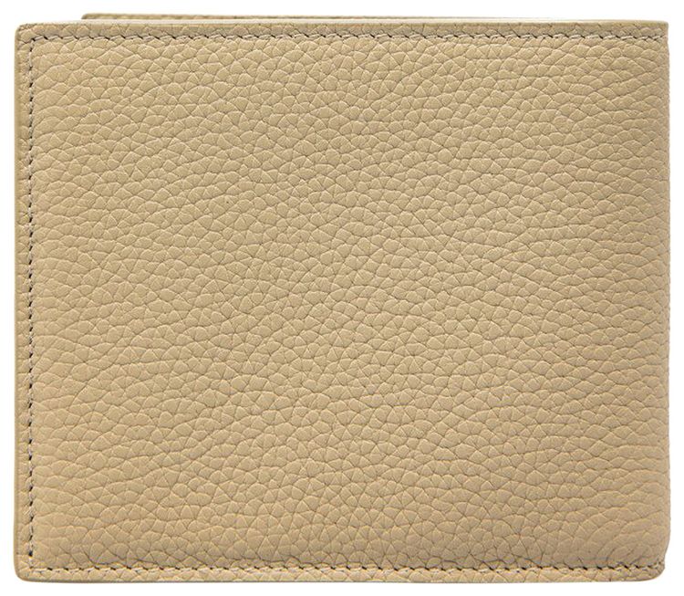 Saint Laurent Logo Plaque Bifold Wallet Sea Salt