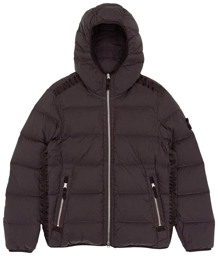 Stone Island Puffer Jacket Dark Burgundy