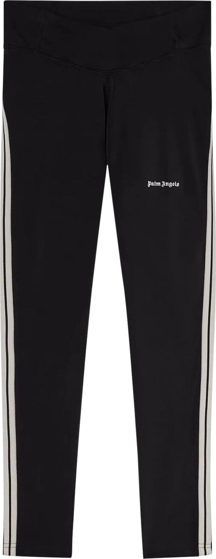 Buy Palm Angels Classic Training Leggings 'Black/White' -  PWVG022F23FAB0011001