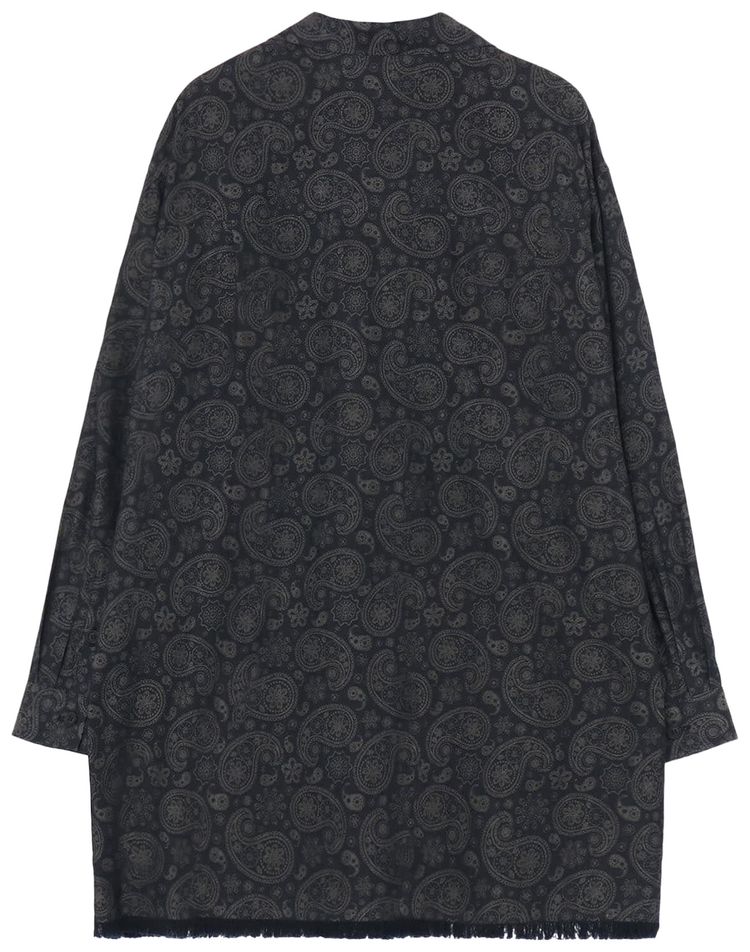 Yohji Yamamoto Pour Homme R JQ Ink Dyed Hem Fringe Dark Green