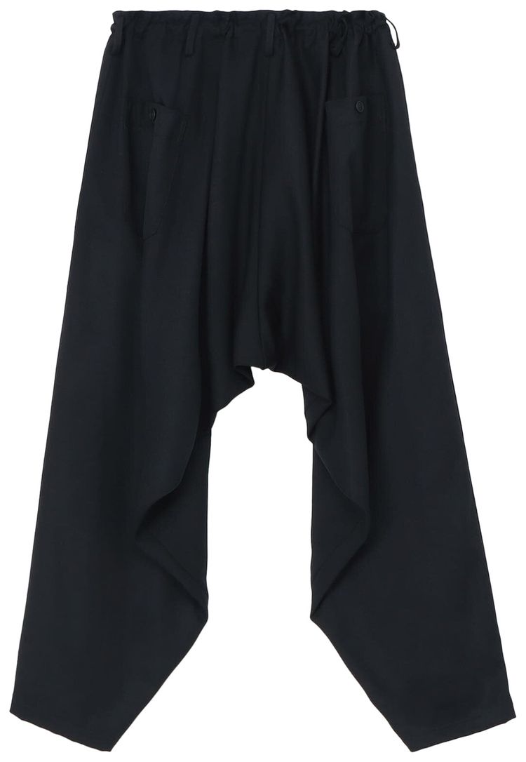 Yohji Yamamoto Pour Homme Y Draped Pants Black