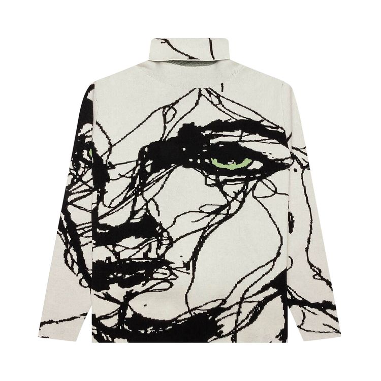 KidSuper Scribble Woman Sweater White