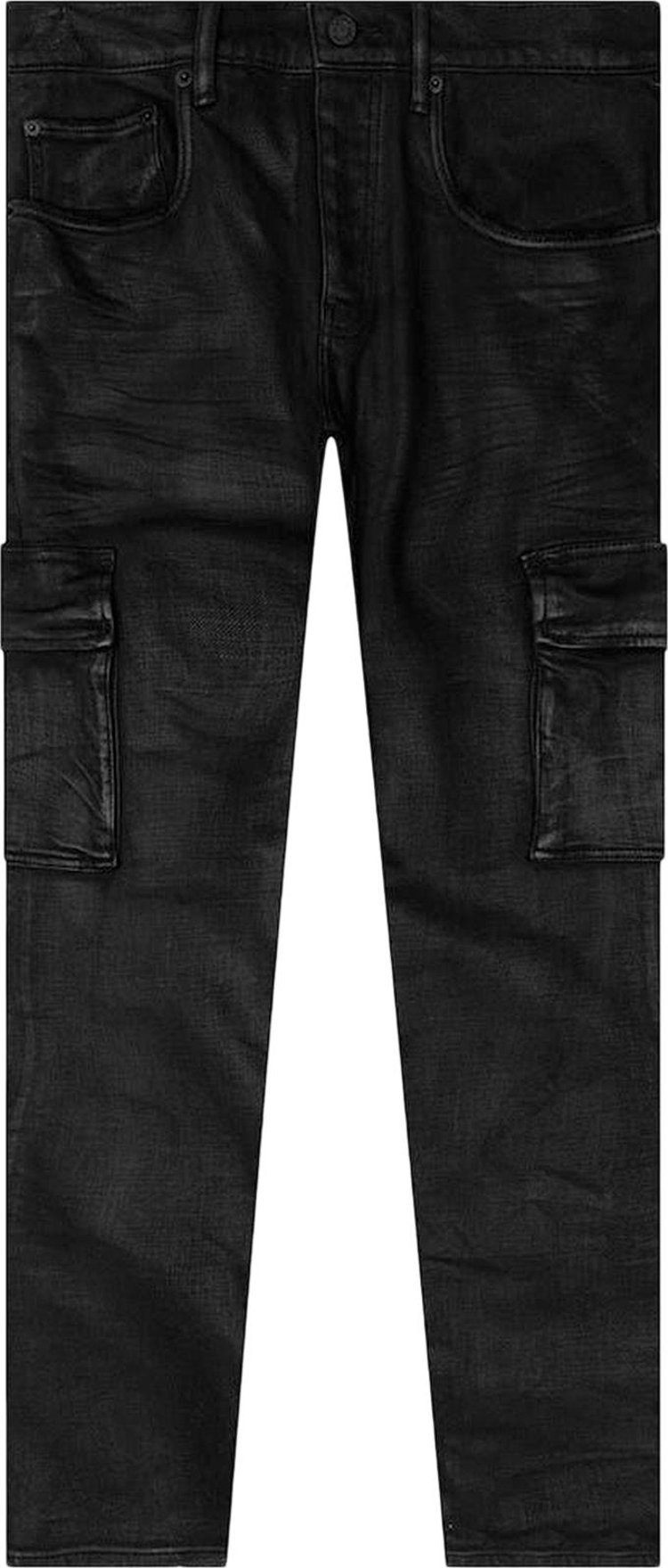 Buy PURPLE BRAND Cargo Flare Pants 'Black Resin' - P004 BLRC823