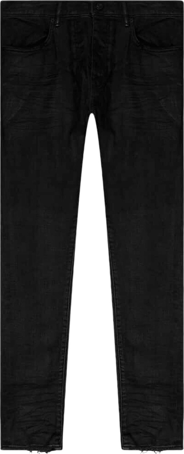 PURPLE BRAND Low Rise Skinny Fit Jeans 'Black Resin'