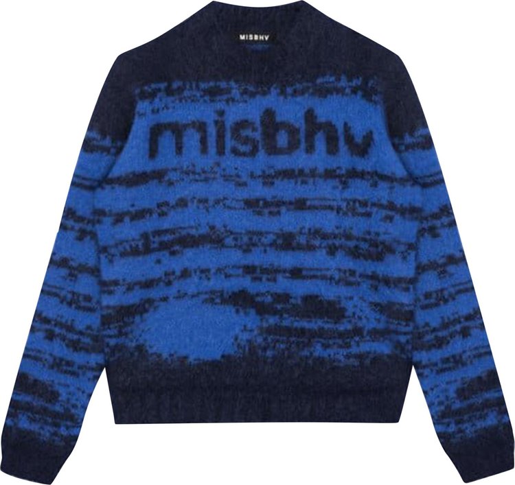 MISBHV Brushed Mohair Knit Sweater 'Blue'
