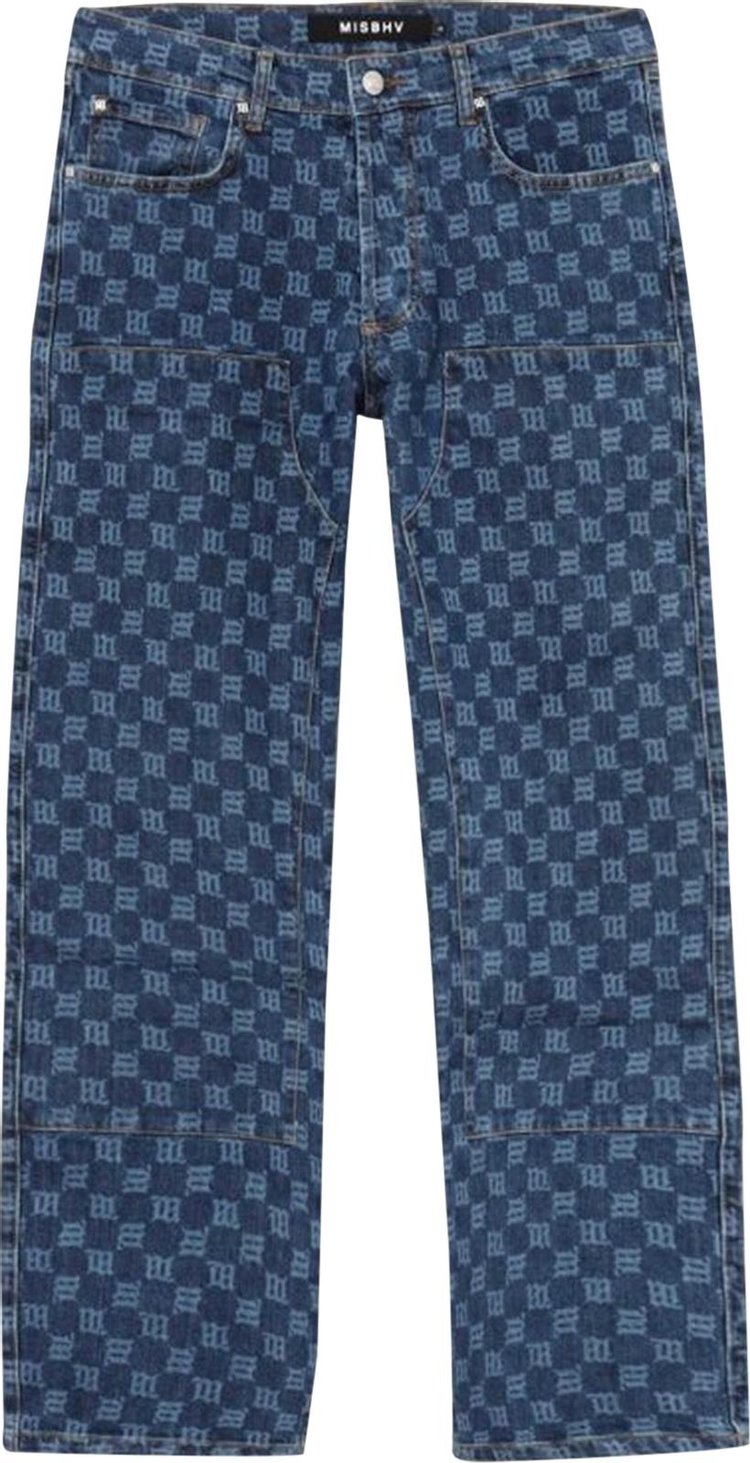MISBHV Denim Monogram Carpenter Jeans 'Blue'