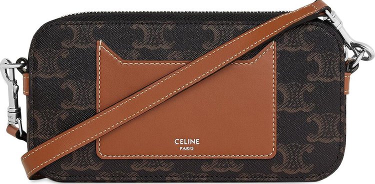 CELINE Horizontal Pouch Tan