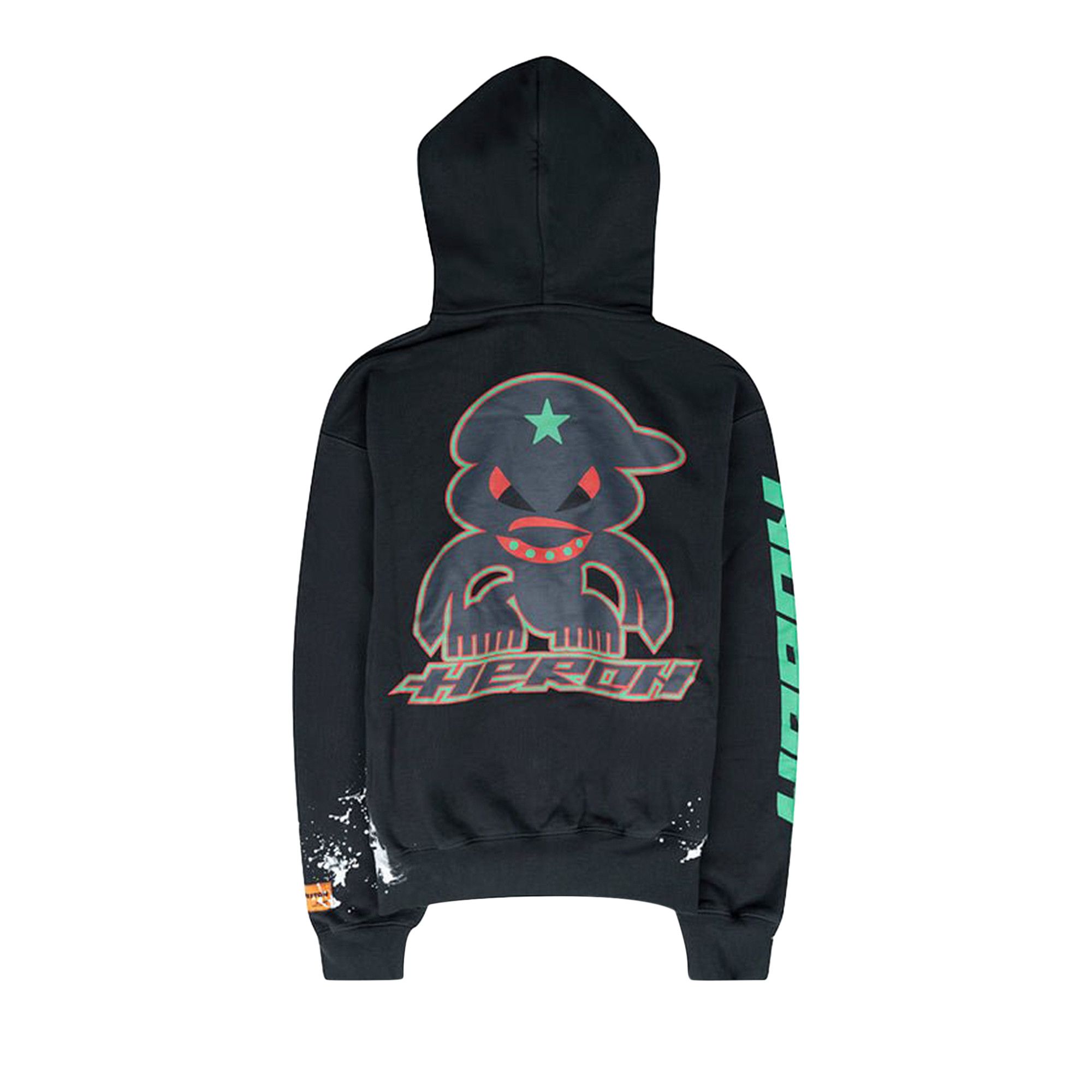 Buy Heron Preston Monster Full Zip Up Hoodie 'Black/Dark Grey