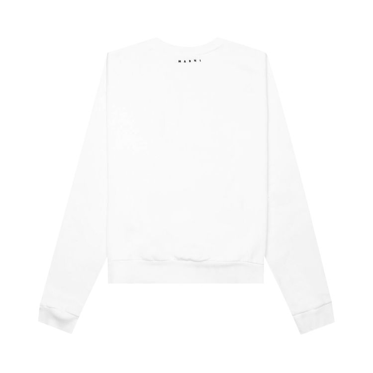 Marni Bespoke Brushed Sweatshirt StoneWhite