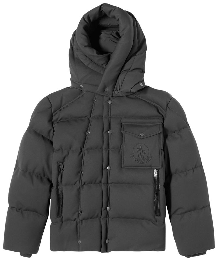 Moncler Karakorum Down Filled Nylon Jacket Black
