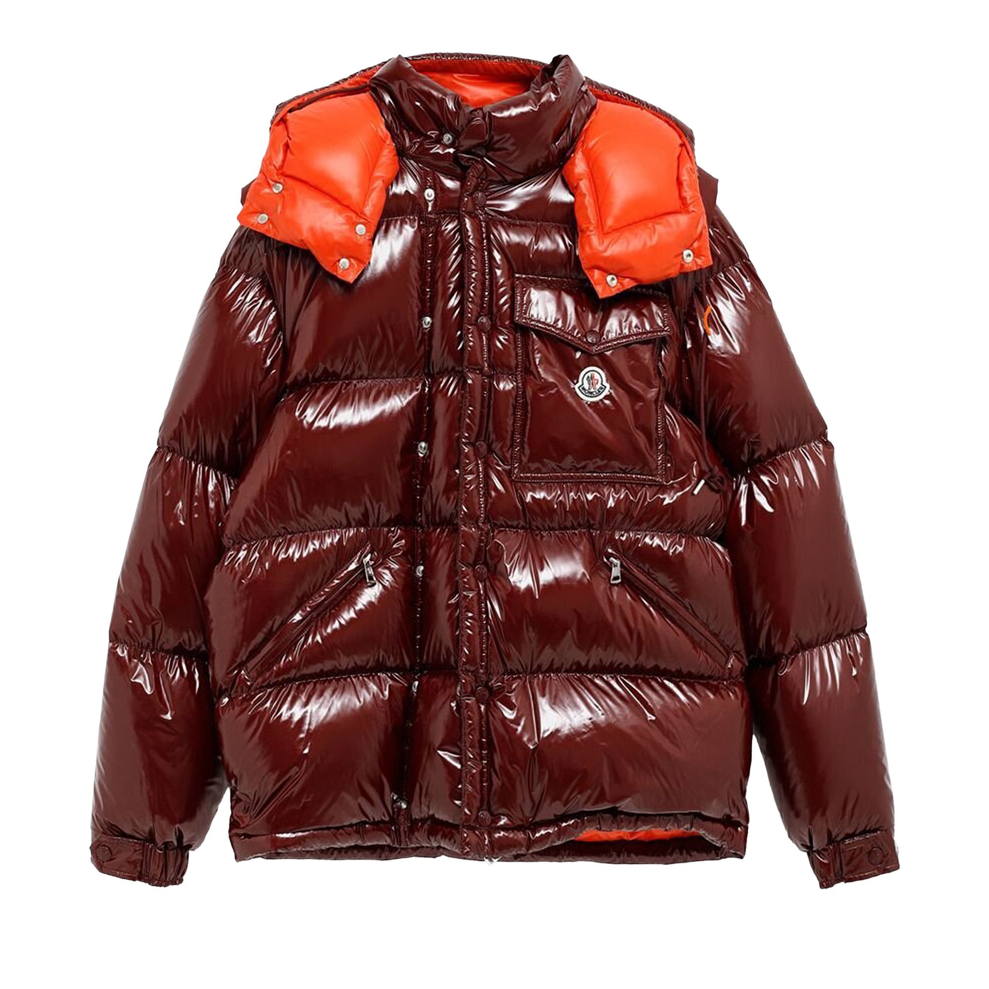 Red moncler windbreaker deals