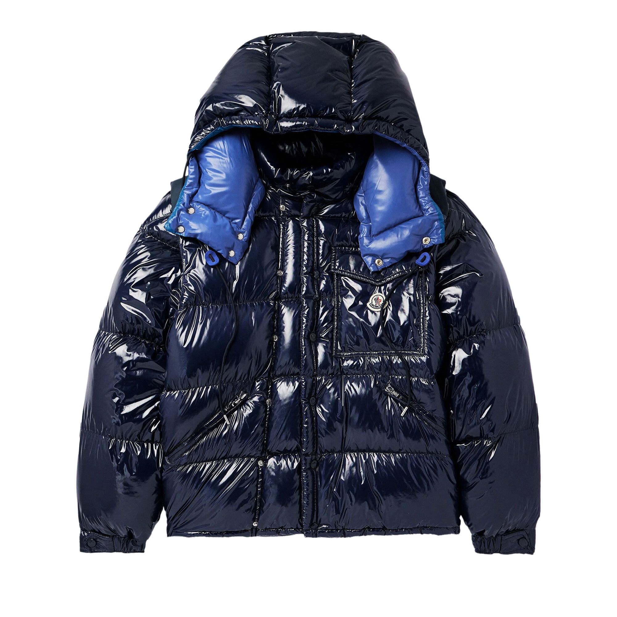 Dark blue moncler jacket top