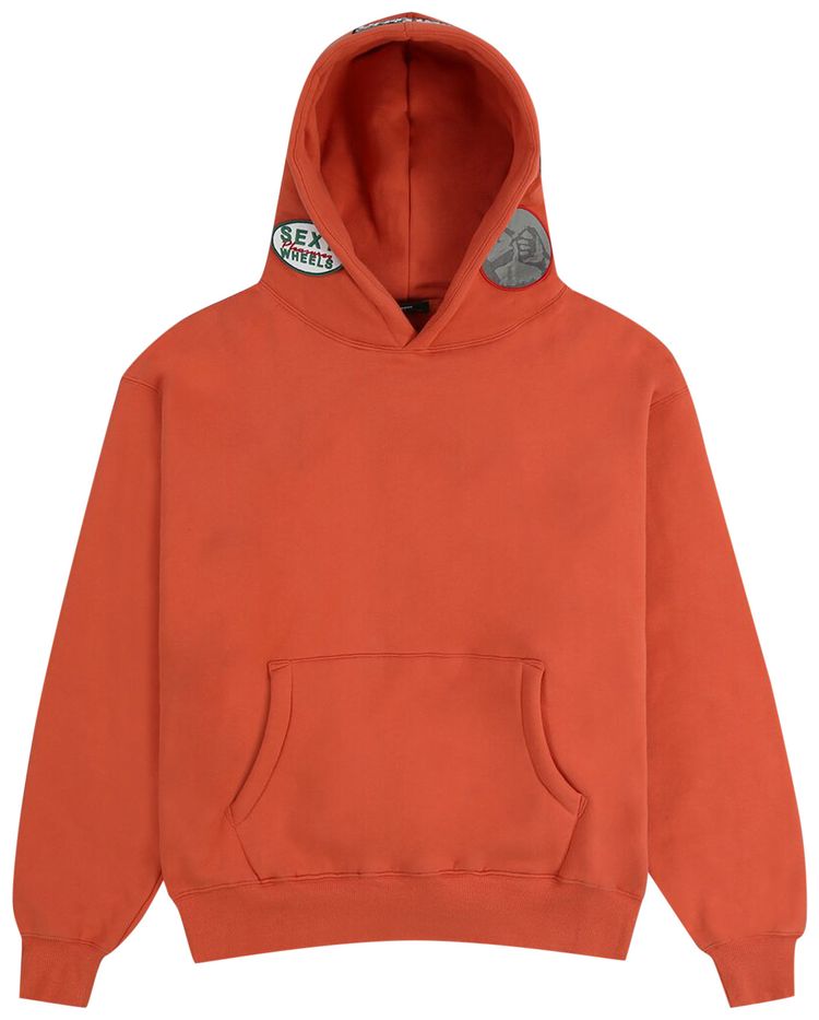 Pleasures Worms Hoodie Rust