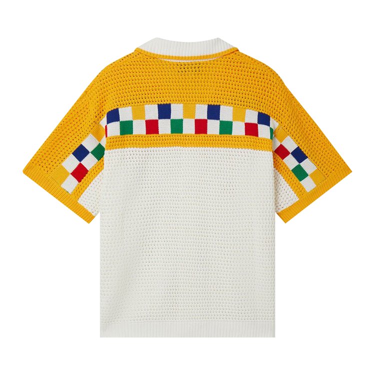 Casablanca Crochet Shirt WhiteMulticolor