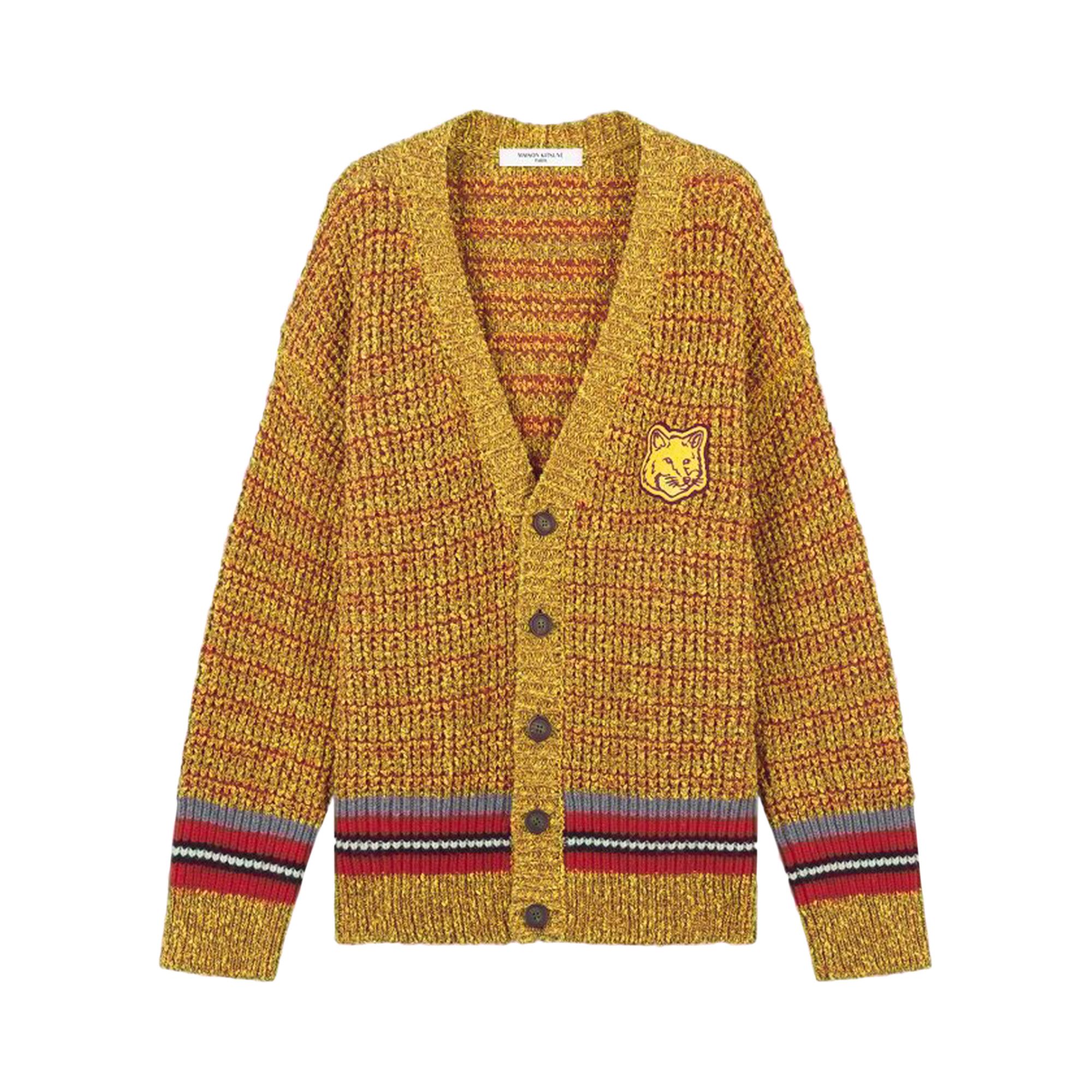 【送料&関税込】Maison KitsunAC fox Head Cardigan BOLD FOX HEAD PATCH REGULAR CARDIGAN | Maison Kitsuné