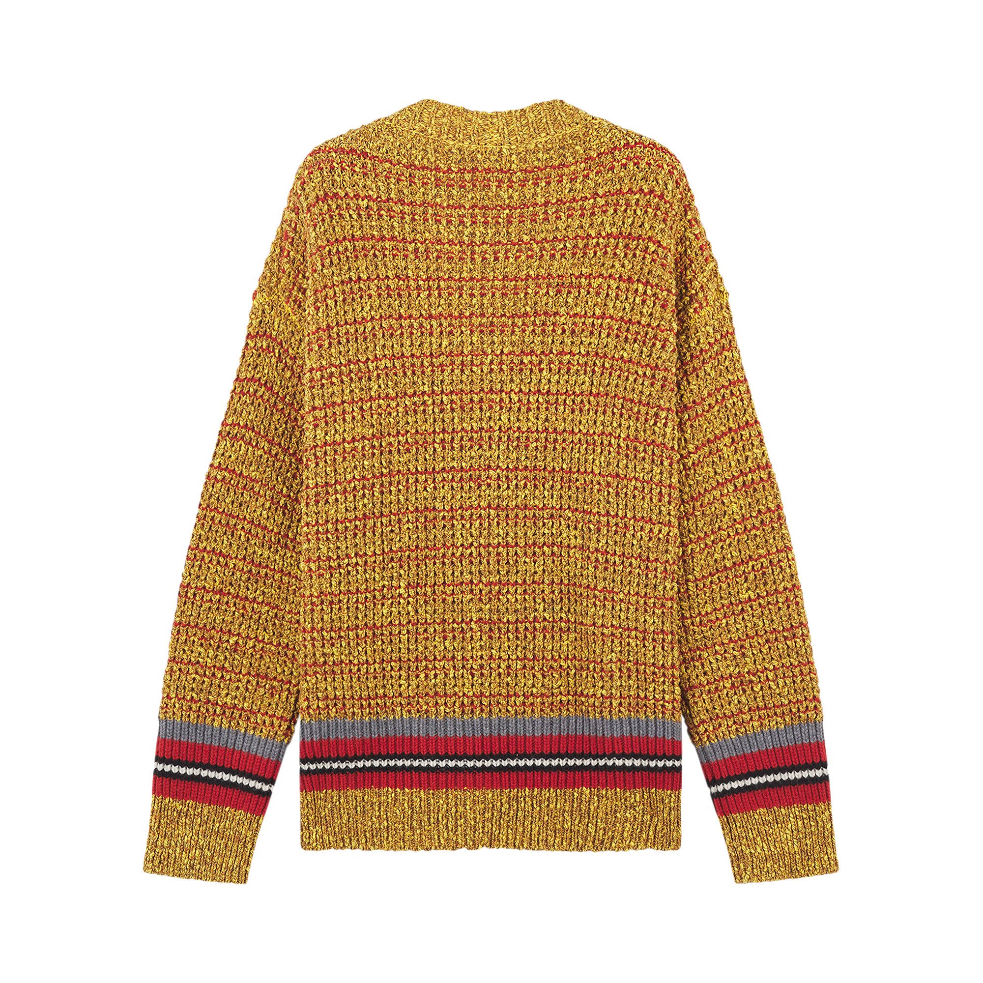 Buy Maison Kitsuné Fox Head Crafty Comfort Cardigan 'Mustard Buy Maison Kitsuné Fox Head Crafty Comfort Cardigan 'Mustard