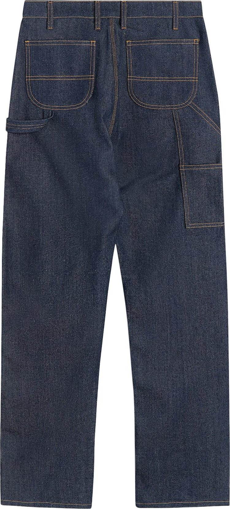 Reese Cooper Raw Denim Double Knee Pant Raw Indigo