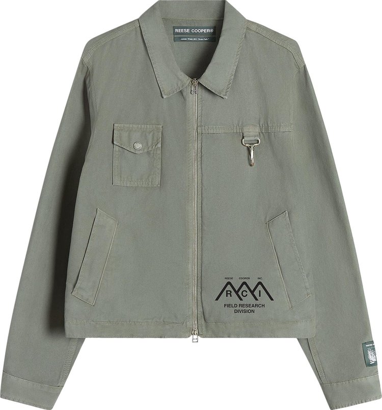 Reese Cooper Research Division Garment Dyed Work Jacket 'Sage'