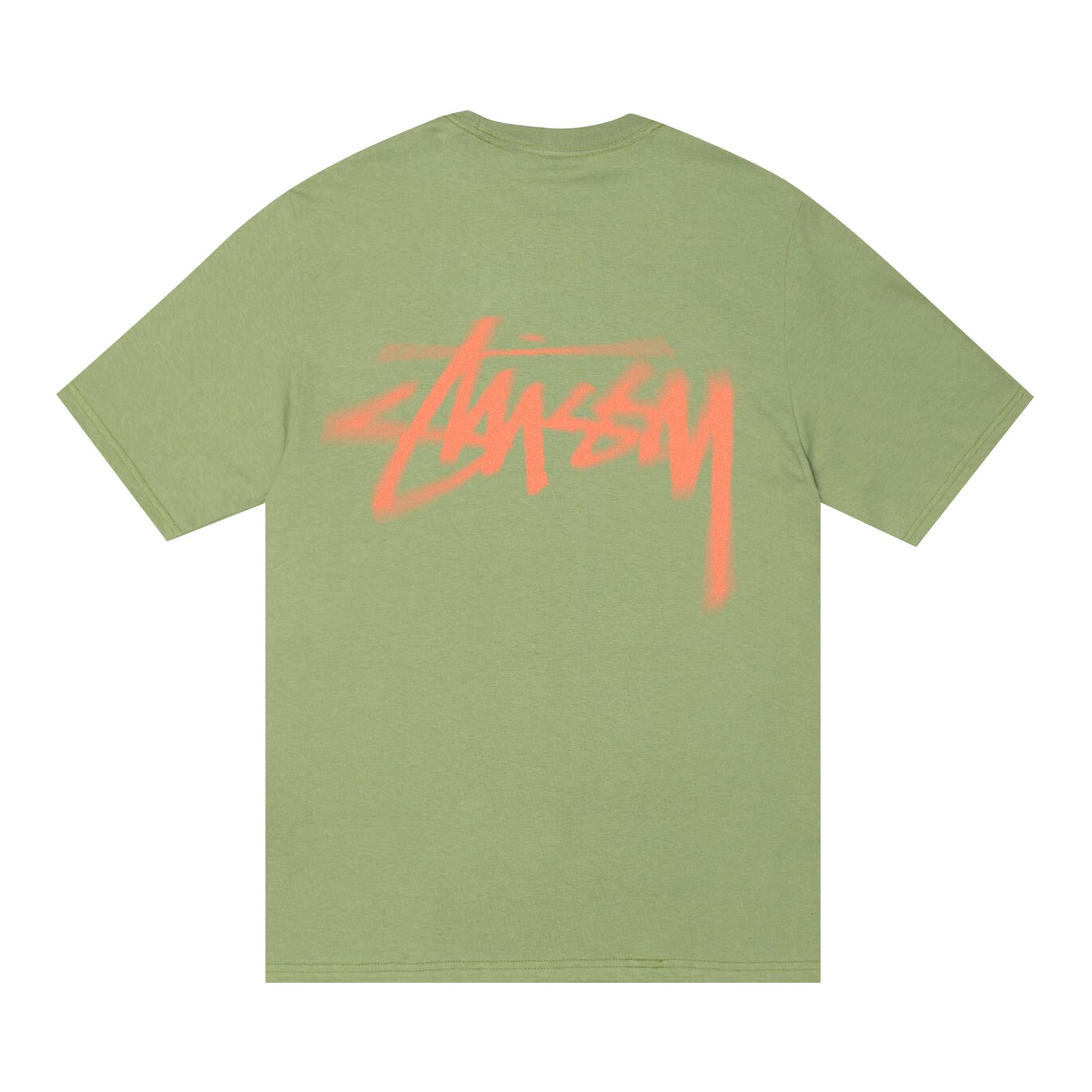 Buy Stussy Dizzy Stock Tee 'Moss' - 1904932 MOSS | GOAT
