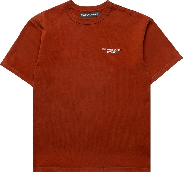 Reese Cooper Field Research Division Tee 'Burnt Orange'