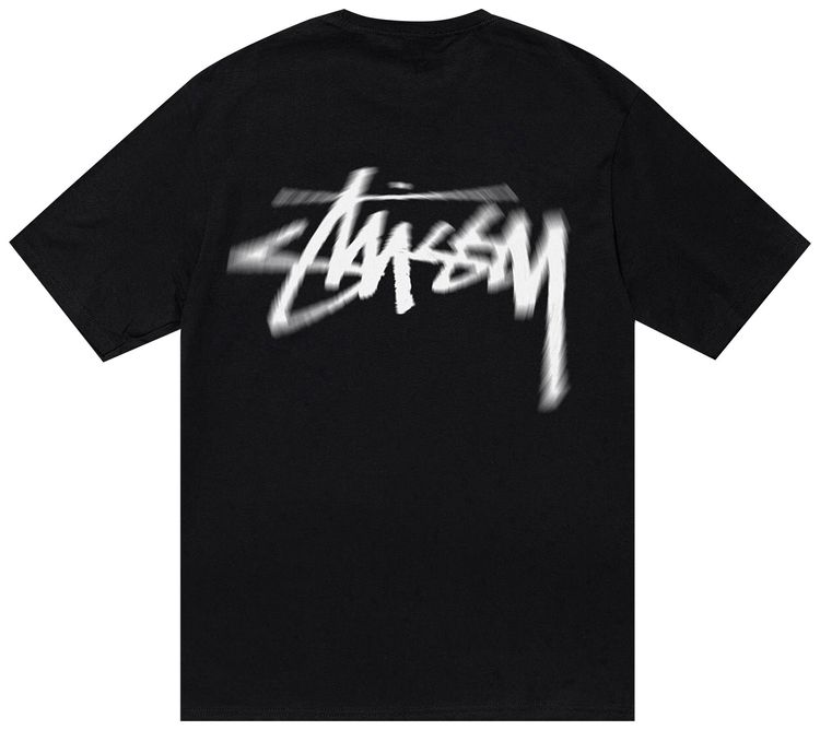 Stussy Dizzy Stock Tee Black