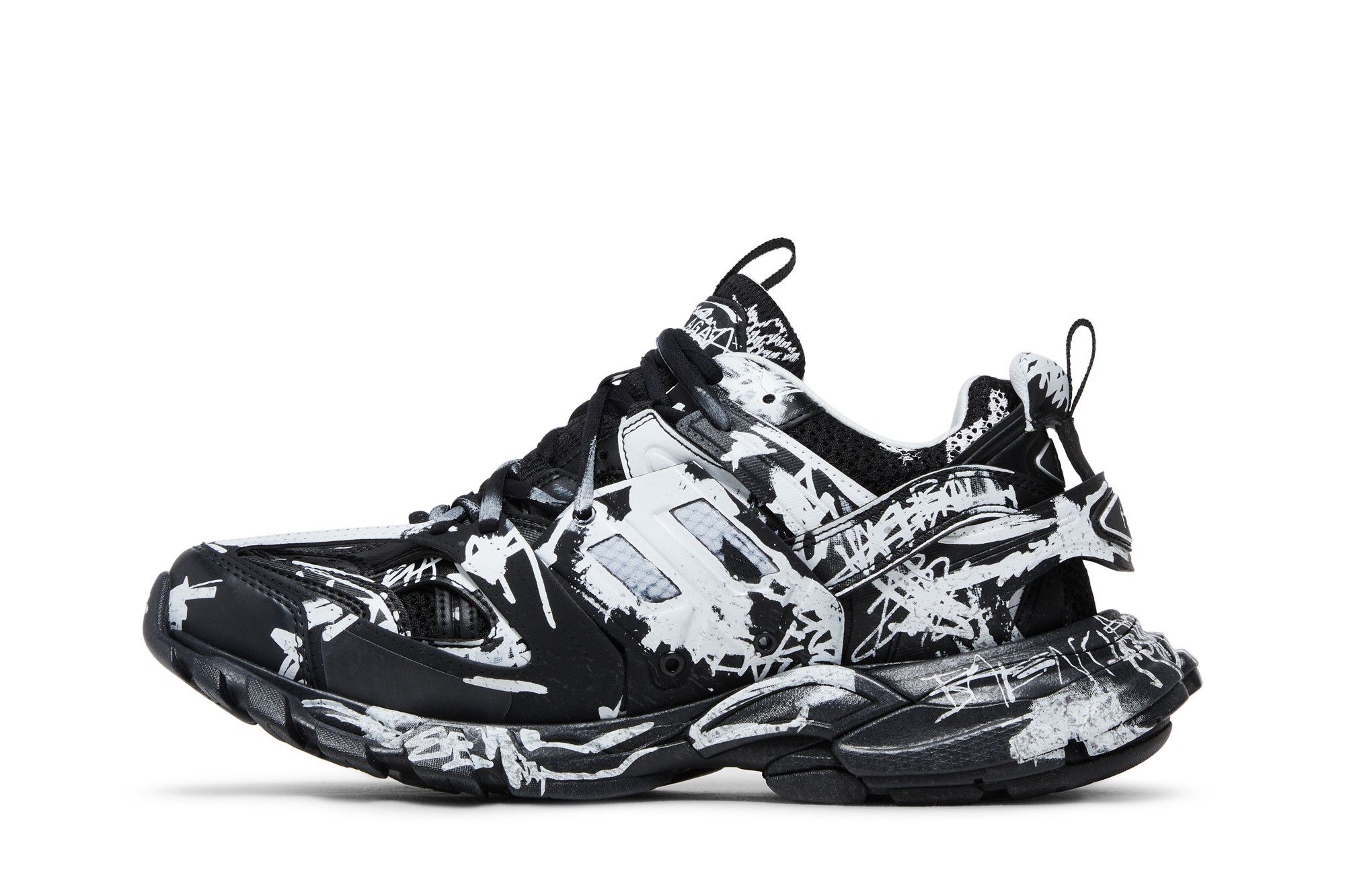 Buy Balenciaga Track Sneaker 'Graffiti - Black White' - 542023 W3RRA 1090 |  GOAT