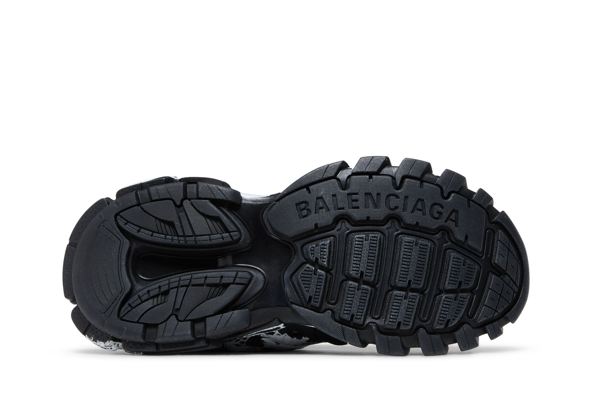 Size 6.0 Balenciaga Track Sneaker 'Graffiti - Black White'