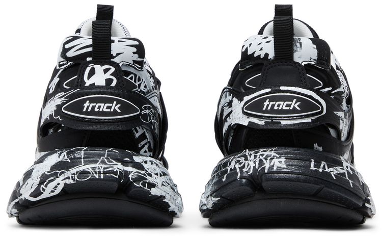 Balenciaga Track Sneaker Graffiti   Black White