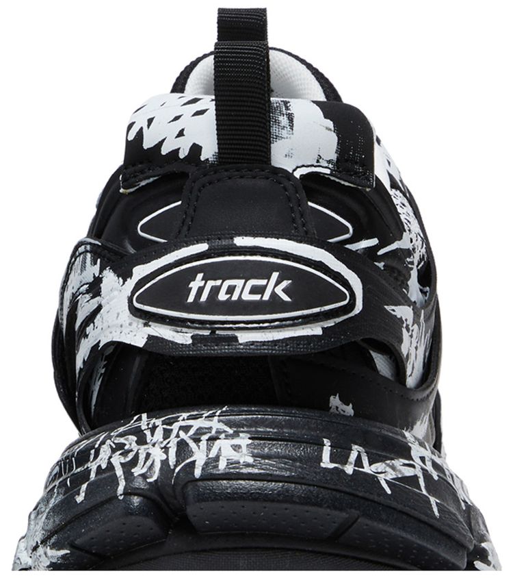 Balenciaga Track Sneaker Graffiti   Black White